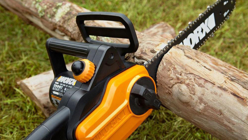 Refurb Worx Corded Chainsaw, $30